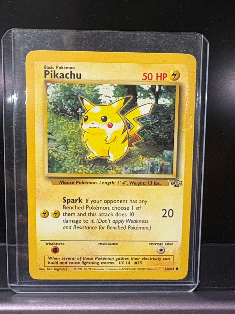 9. Pokemon Pikachu Trading Card - Yellow and Purple